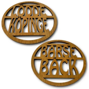 2 olika runda grytunderlägg