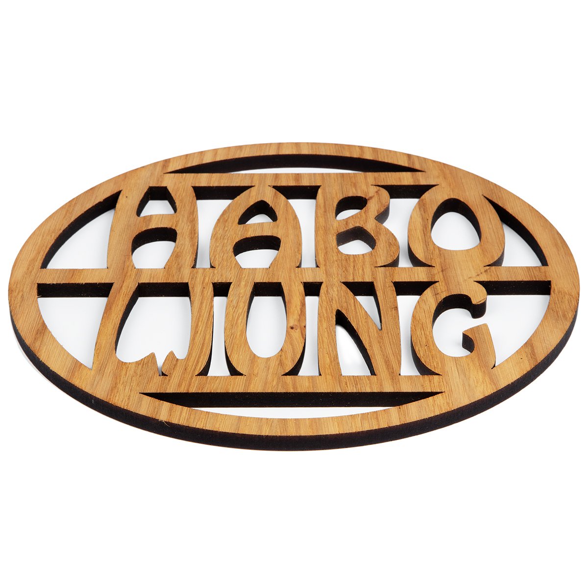 Runt grytunderlägg helbild snett uppifrån