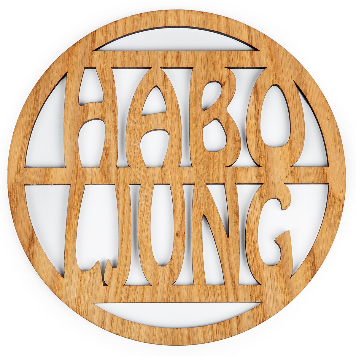 Runt grytunderlägg helbild rakt uppifrån