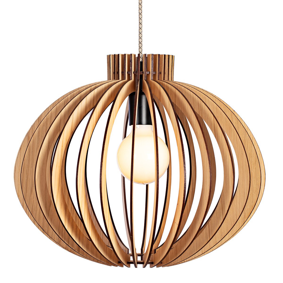 tänd LYRA pendellampa helbild ek