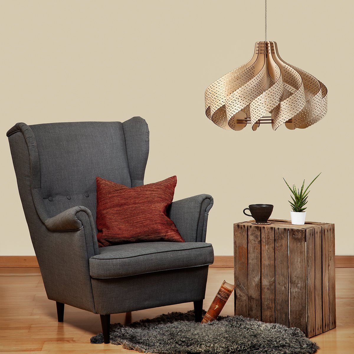 NOOR taklampa i Björk miljöbild